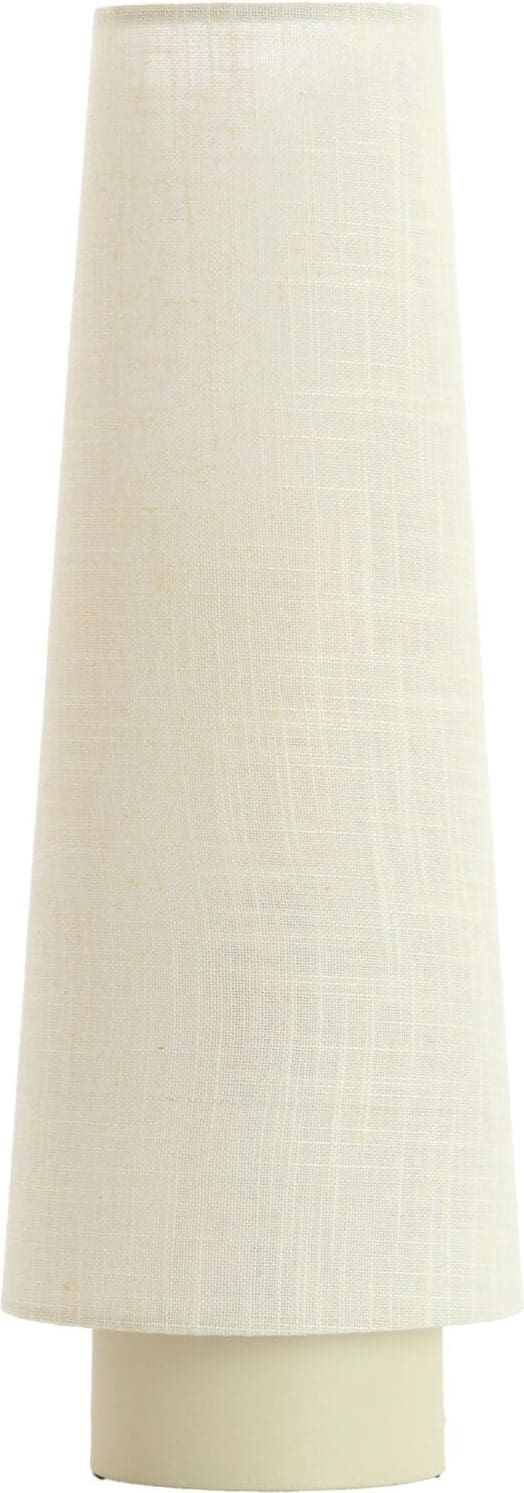 Pronto Wonen Tafellamp Dazoi S ecru linnen 1-lichts Beige|Wit Verlichting