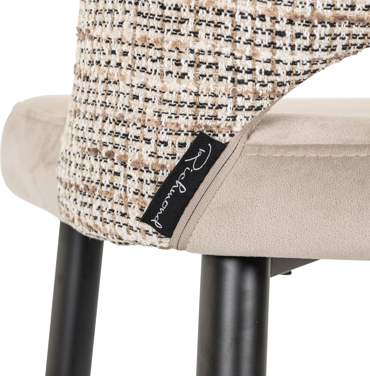 Richmond Interiors Barstoel Tabitha trendy nature fire retardant Barstoel