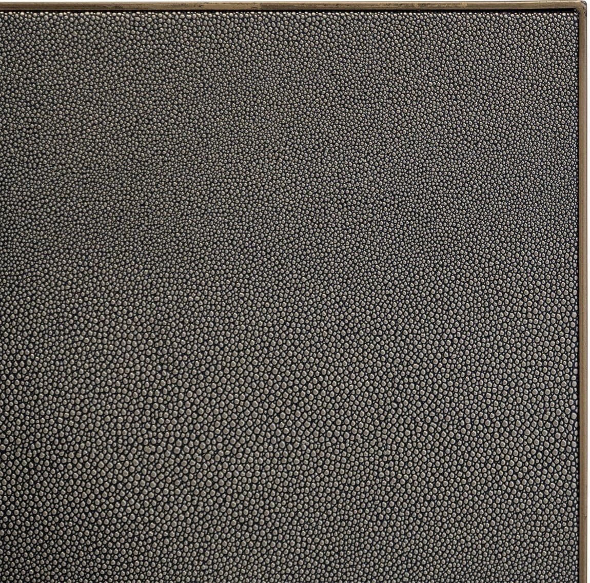Richmond Interiors Eettafel Bloomville brass shagreen incl. glass top 230 Eettafel