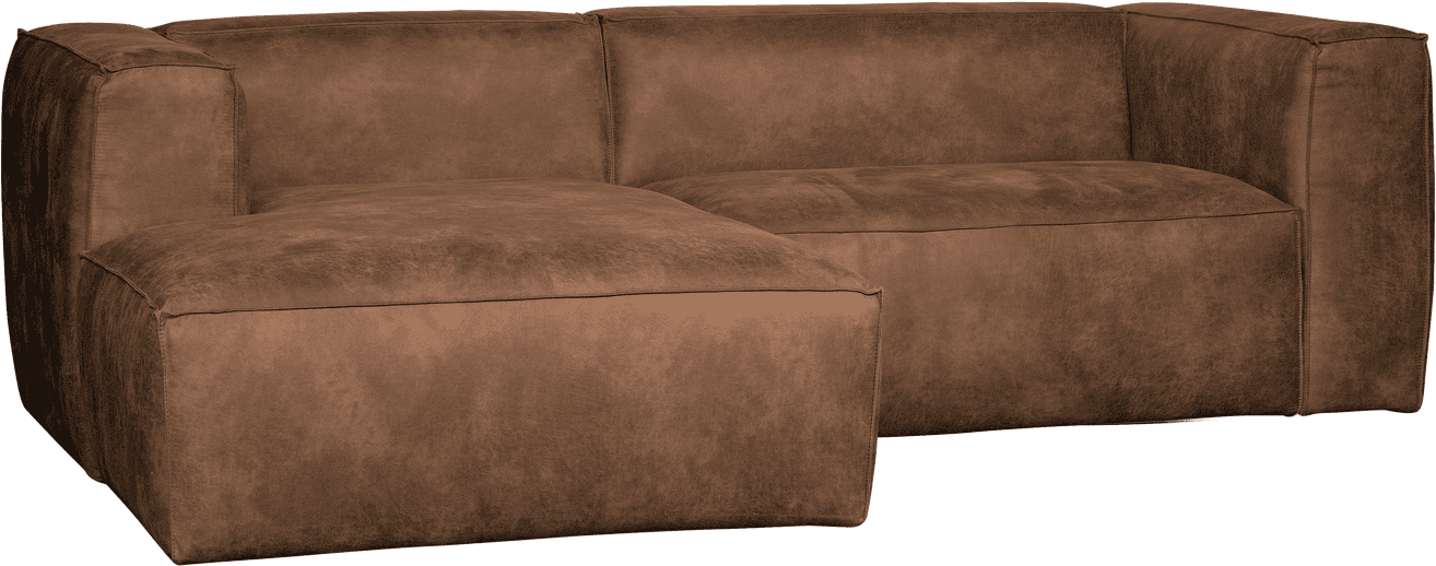 WOOOD Bean chaise longue links ecoleer cognac Cognac