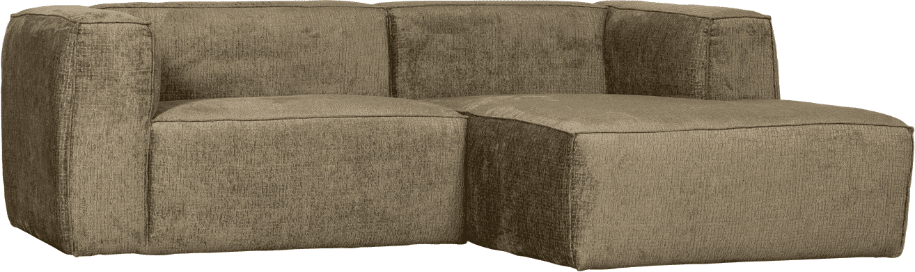 WOOOD Bean chaise longue rechts structure velvet spices Spices