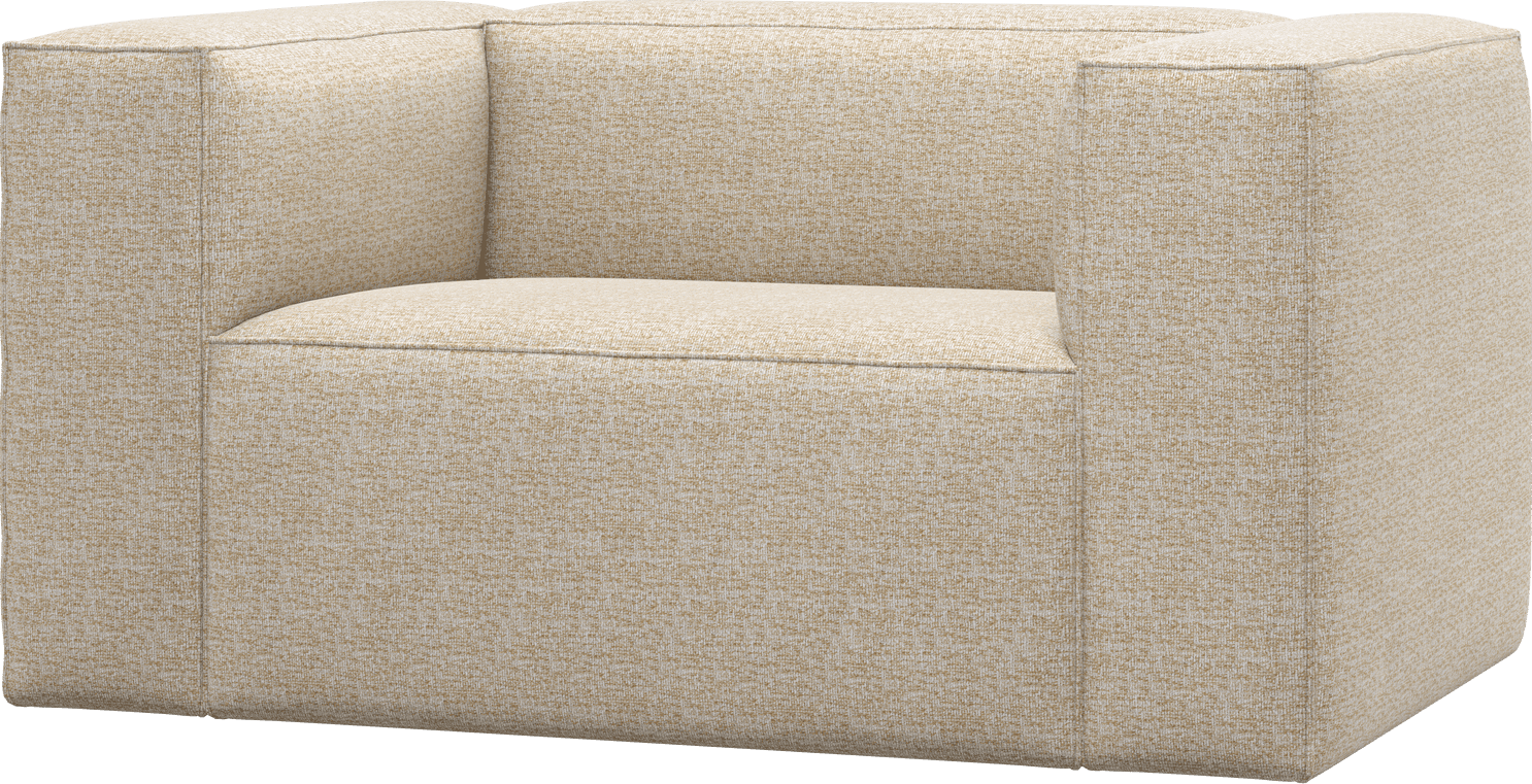 WOOOD Bean fauteuil beige melange Beige Fauteuil