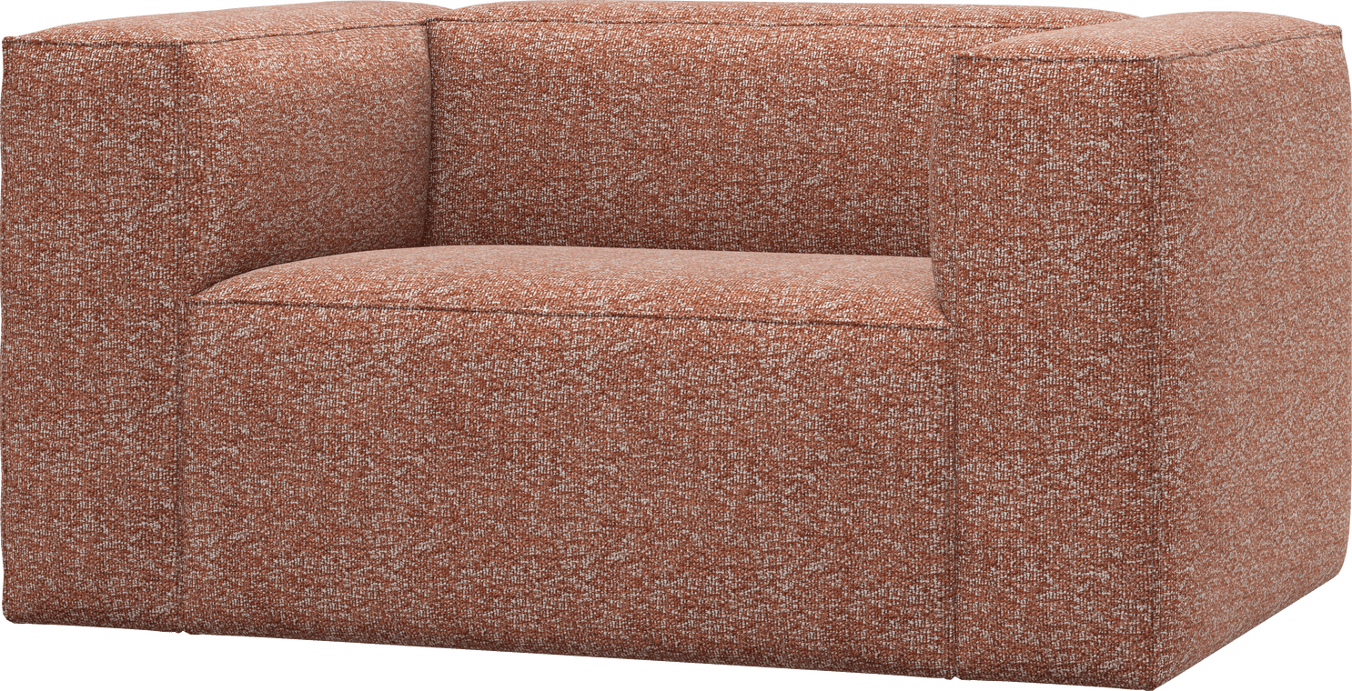 WOOOD Bean fauteuil terra melange Cognac|Oranje|Bruin Fauteuil