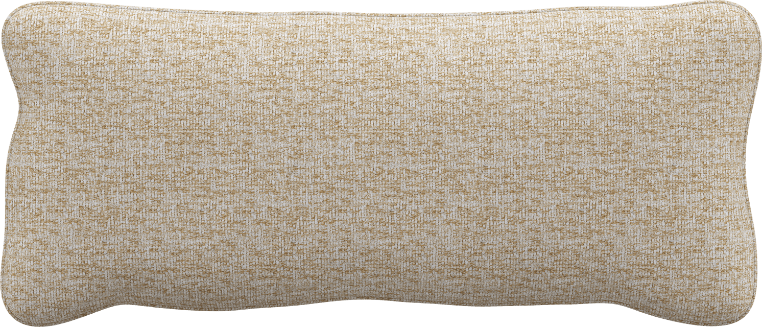 WOOOD Bean kussen beige melange Beige Sierkussen