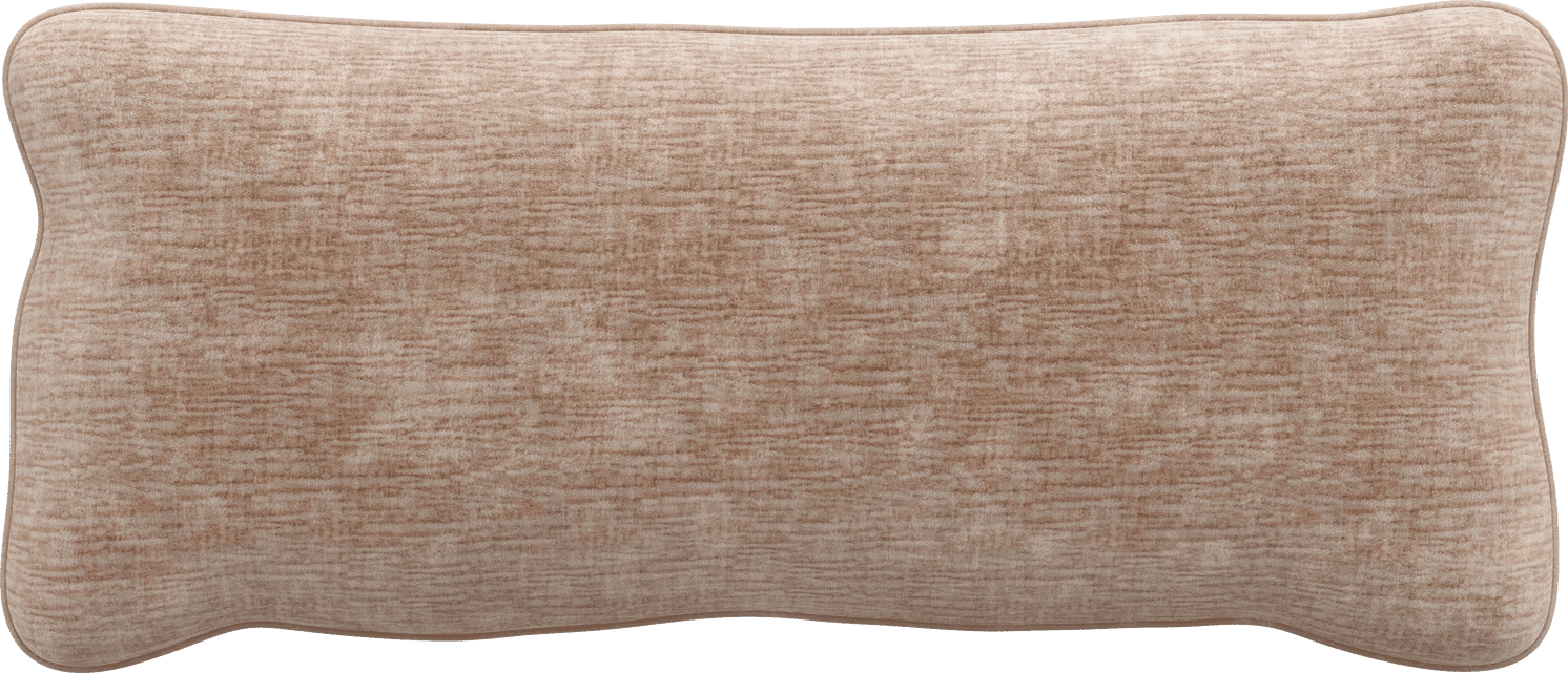 WOOOD Bean kussen chenille velvet naturel Naturel Sierkussen