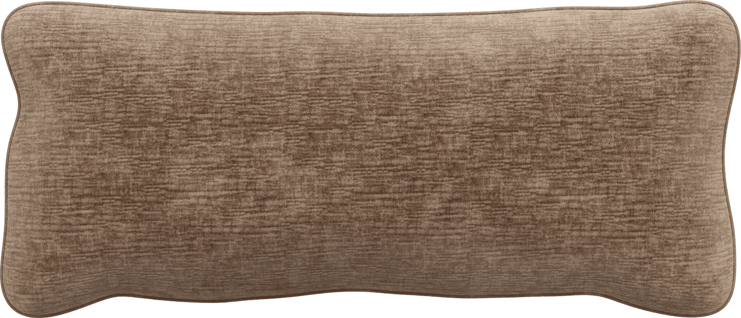 WOOOD Bean kussen chenille velvet taupe Taupe Sierkussen