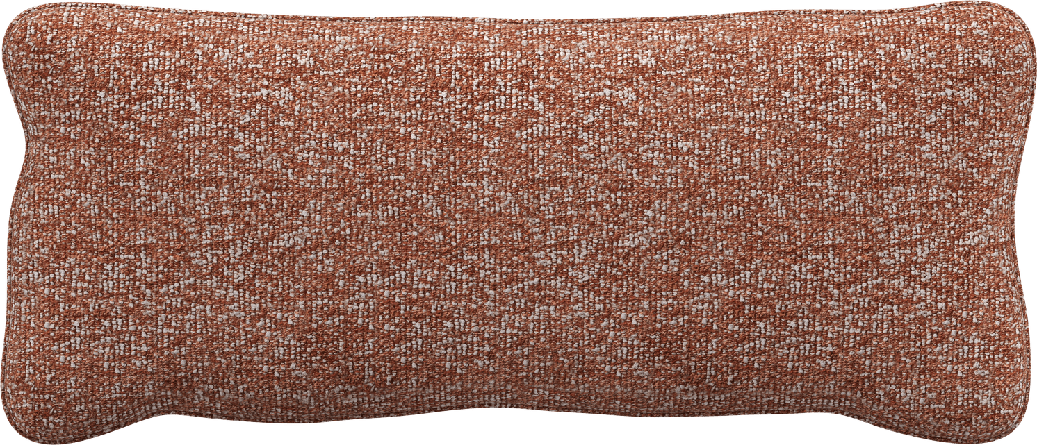 WOOOD Bean kussen terra melange Cognac|Oranje|Bruin Sierkussen
