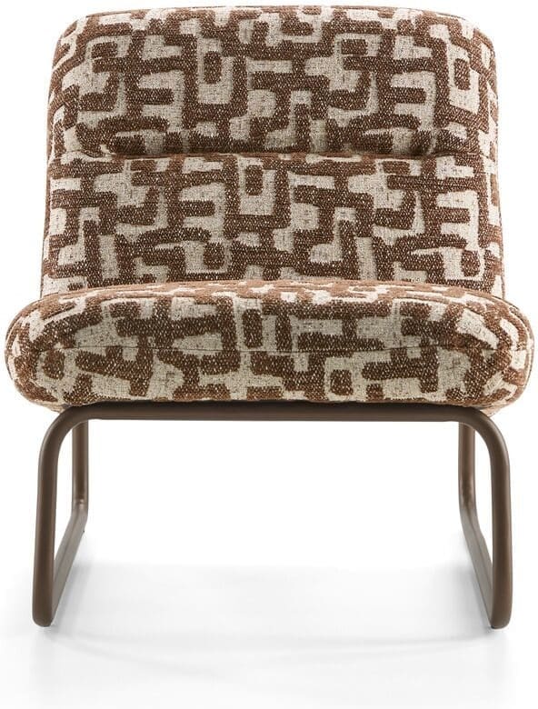 WESTBOURNE Fauteuil Baenks stof rural 193004-brown SG 14; anodic brown frame