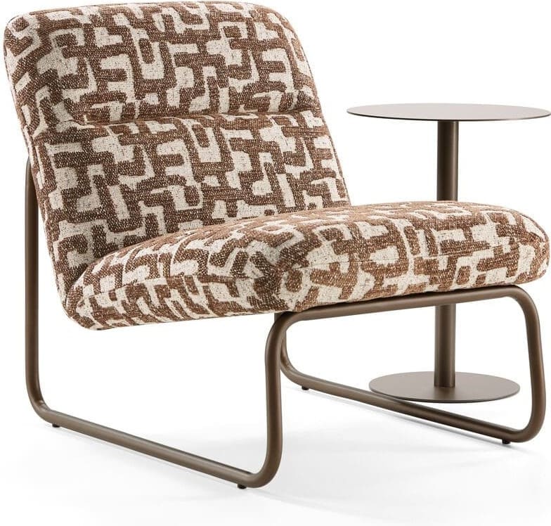 WESTBOURNE Fauteuil Baenks stof rural 193004-brown SG 14; anodic brown frame