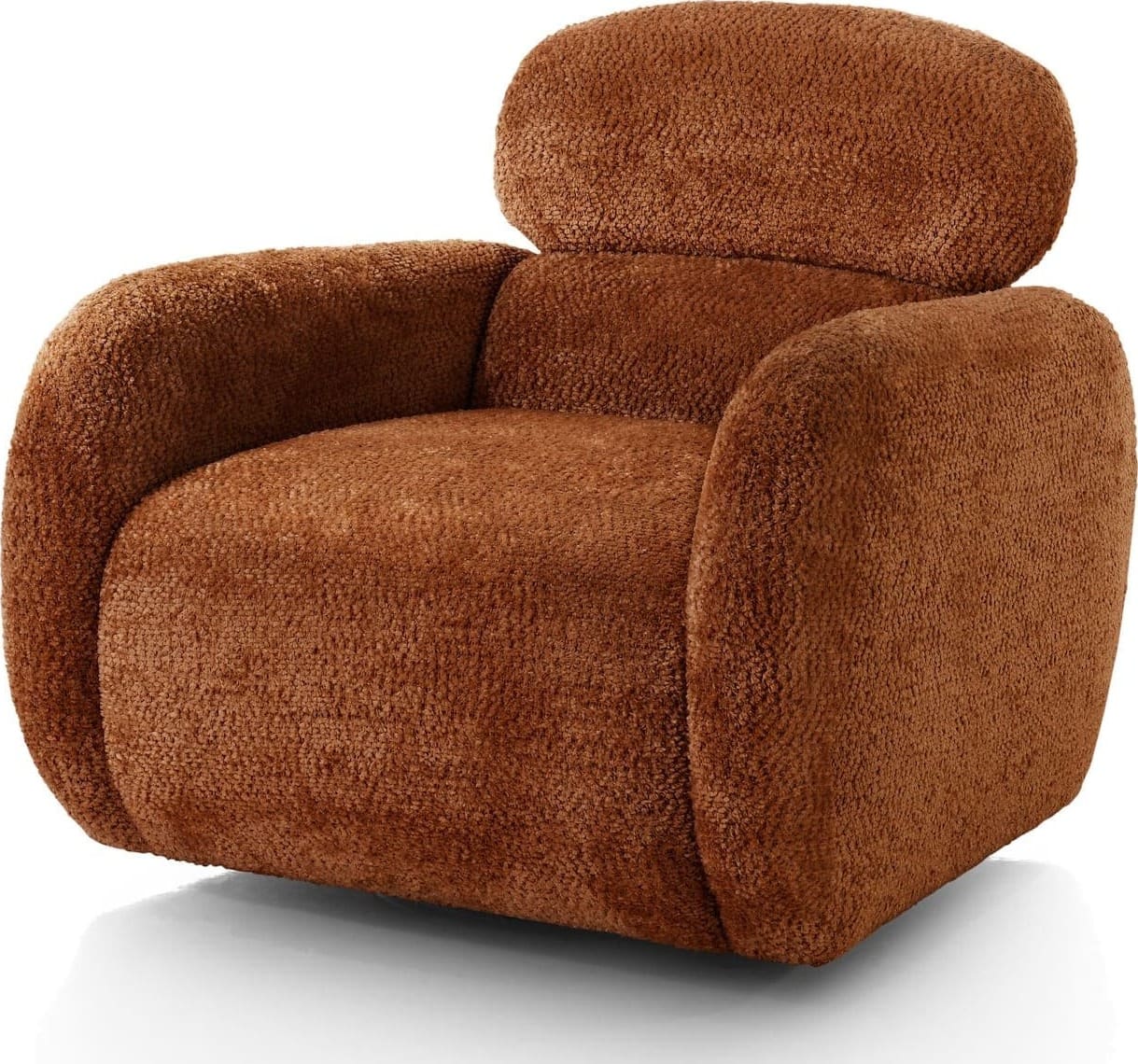 Xooon Ostia draaifauteuil stof Derby - koper Koper Fauteuil