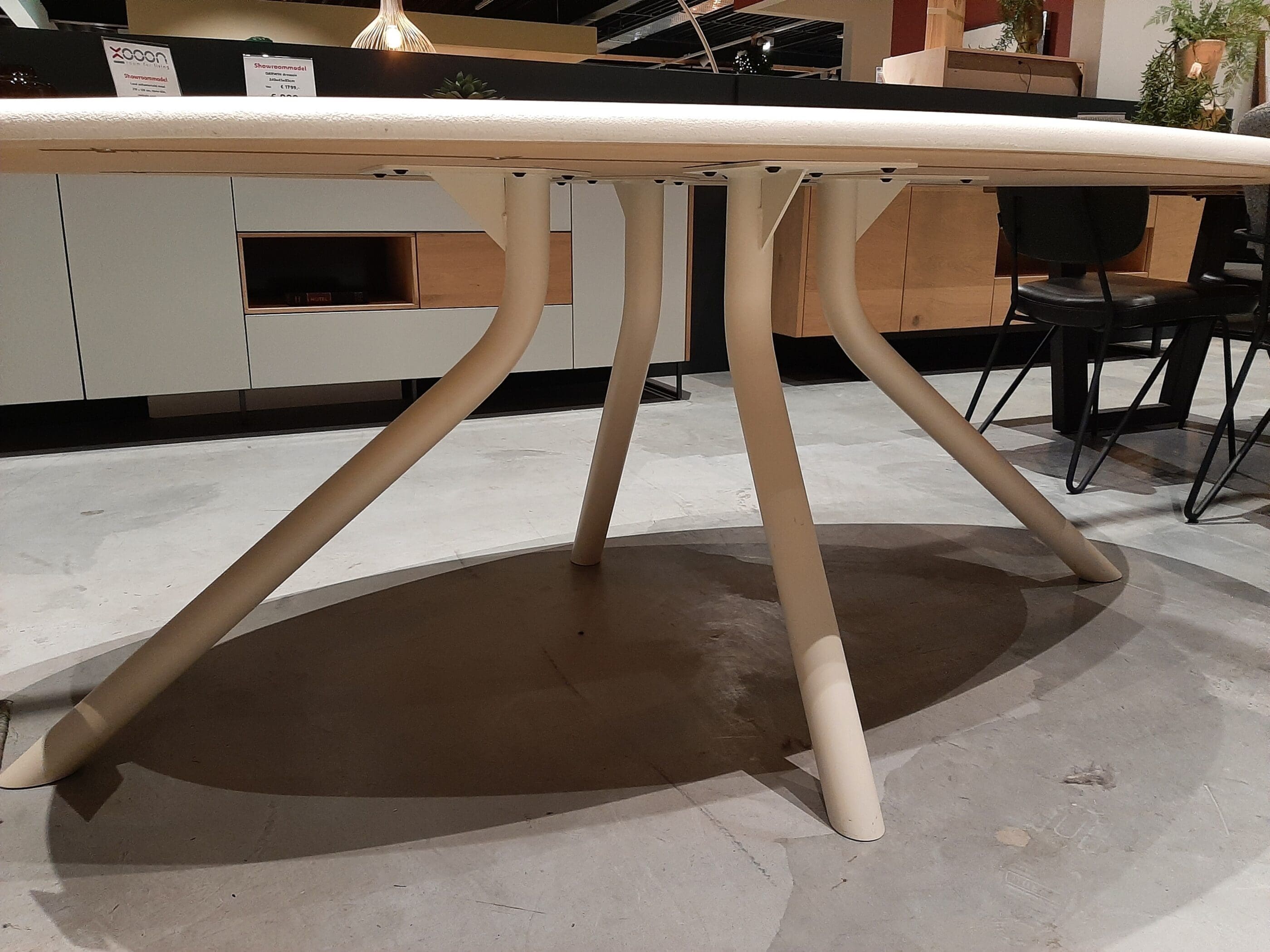 Lund eettafel ovaal - 210x120 cm **SHOWROOMMODEL** - Afbeelding 2