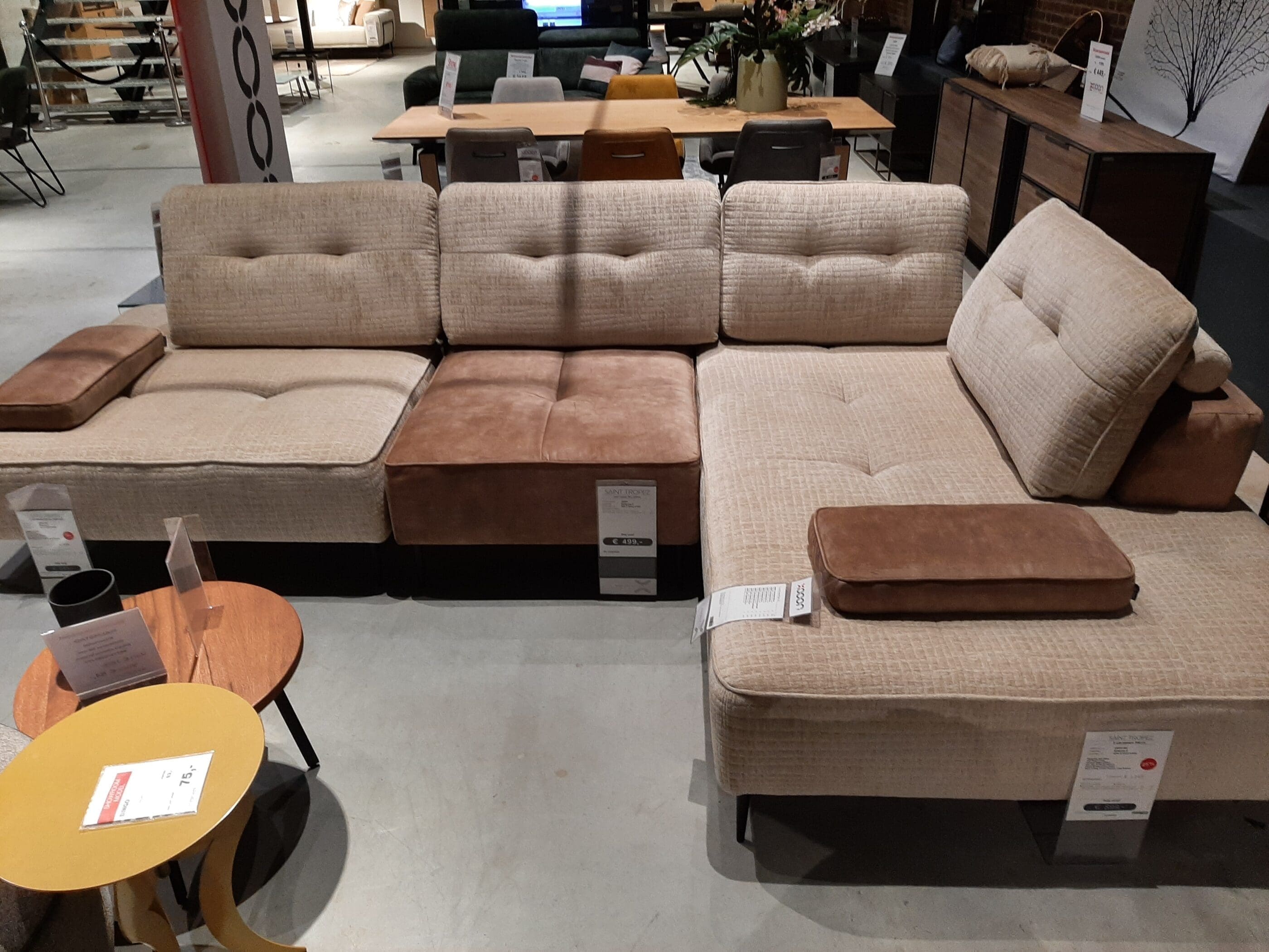Saint Tropez hoekbank **SHOWROOMMODEL** - Afbeelding 2