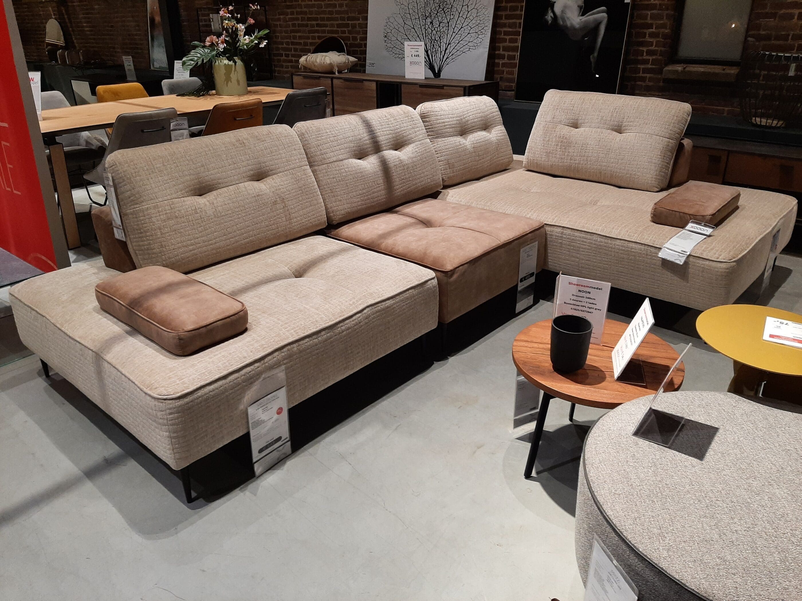 Saint Tropez hoekbank **SHOWROOMMODEL** - Afbeelding 3