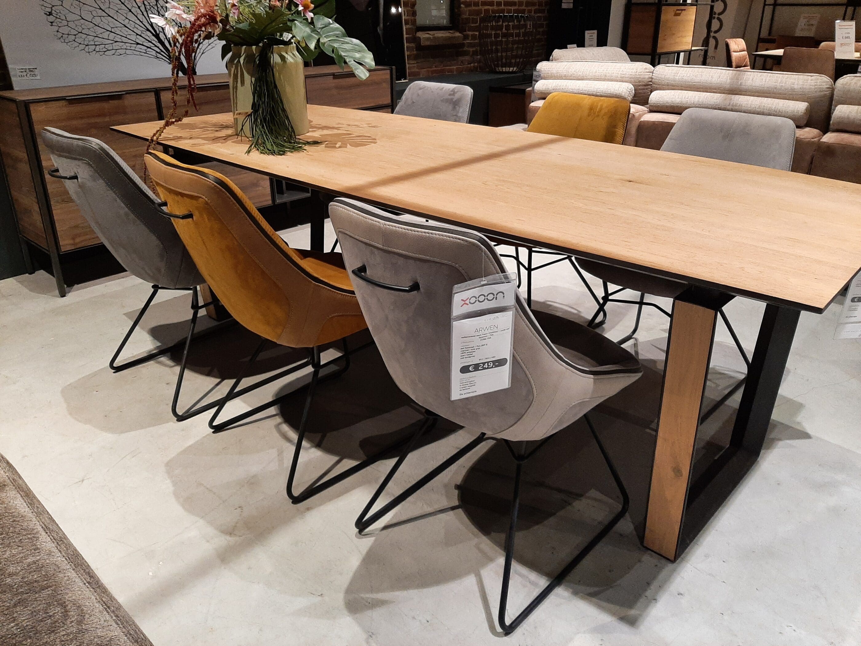 Arwen eetkamerstoelen (set van 6) **SHOWROOMMODEL** - Afbeelding 2