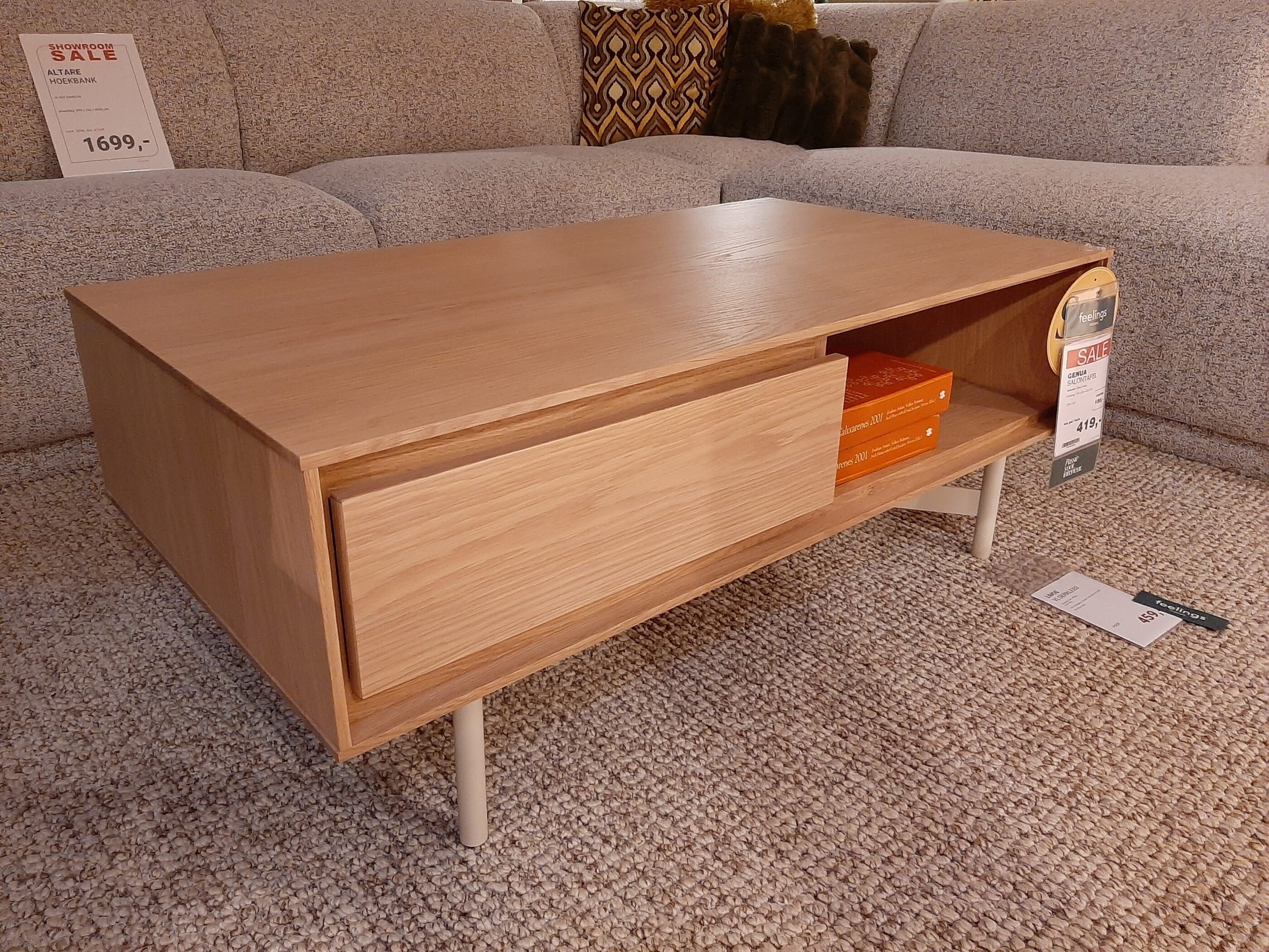 Genua salontafel 1L+OV **SHOWROOMMODEL**