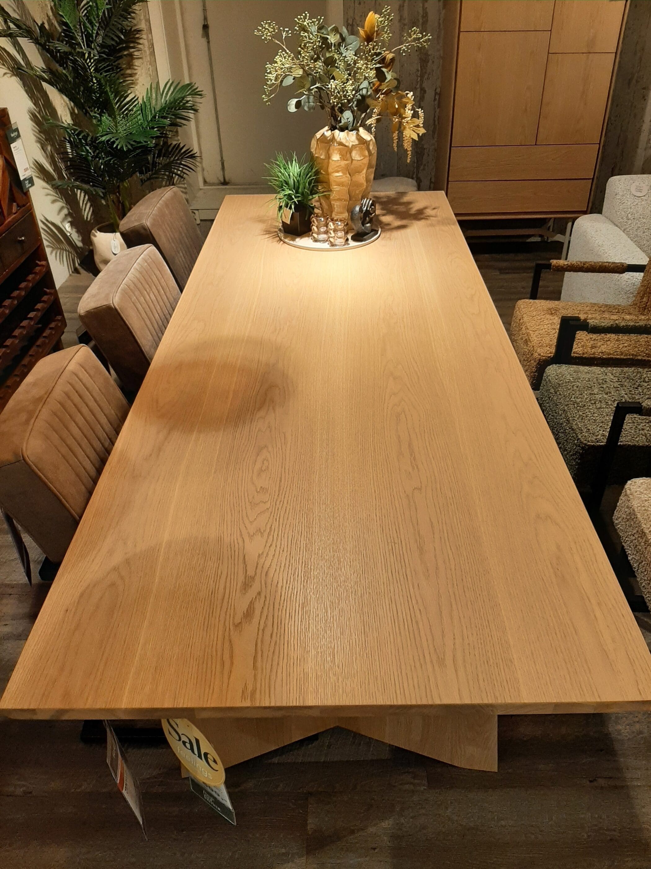 Genua eettafel 220cm **SHOWROOMMODEL** - Afbeelding 3