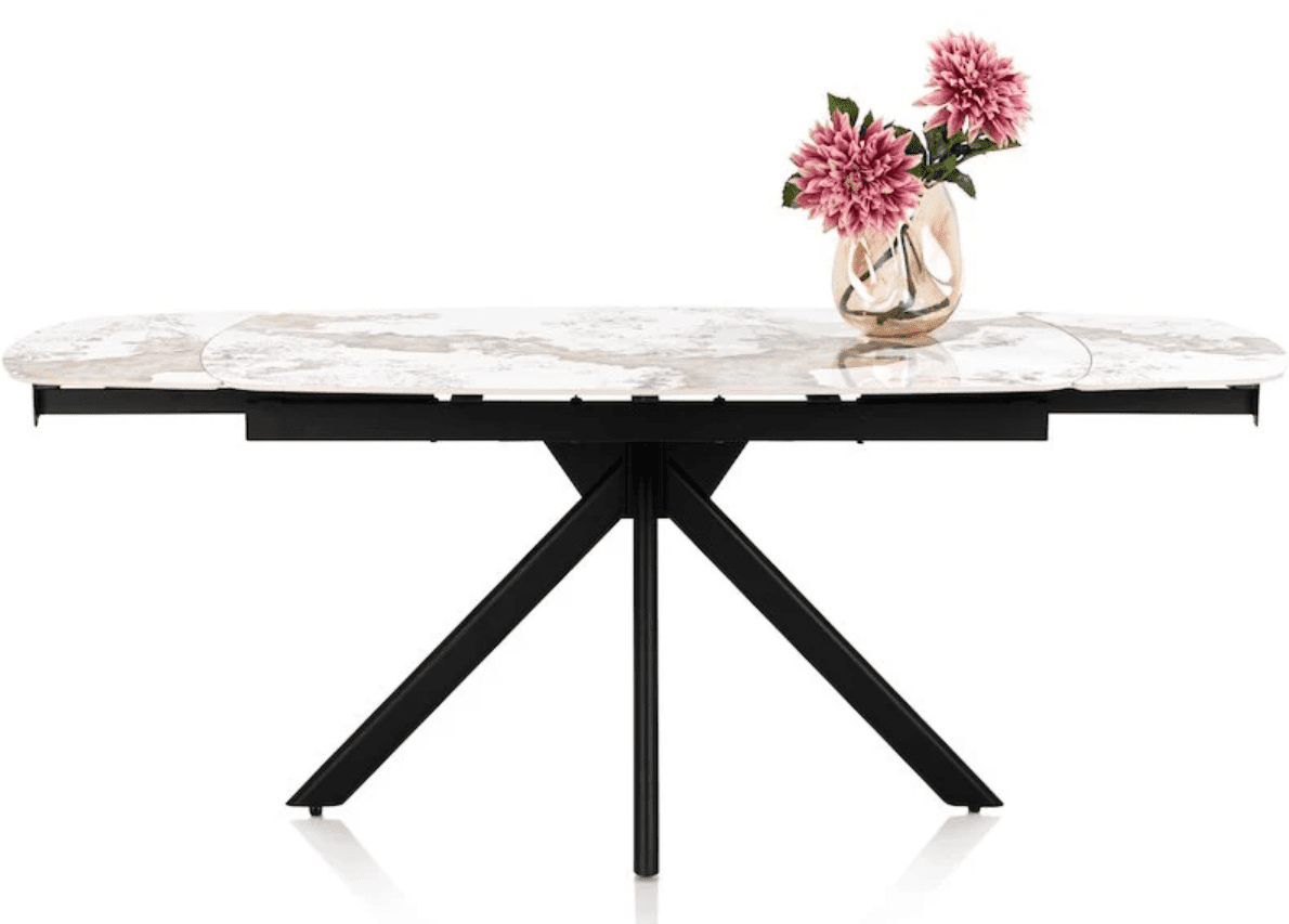 Axelle Uitschuiftafel 140x90cm - creme