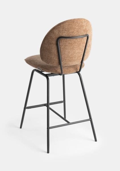 COCO maison Milo barstoel - bruin Bruin Eetkamerstoel