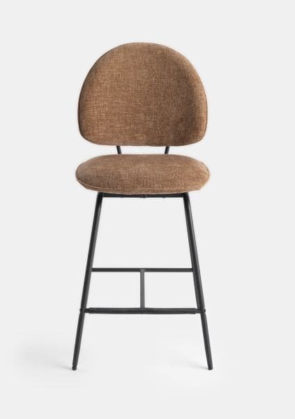 COCO maison Milo barstoel - bruin Bruin Eetkamerstoel