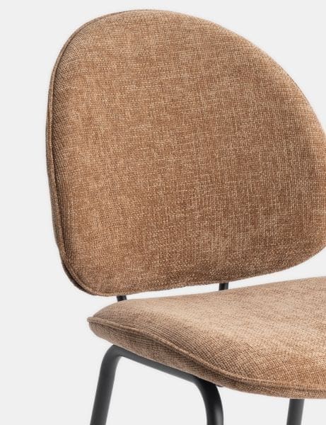 COCO maison Milo eetkamerstoel - bruin Bruin Eetkamerstoel