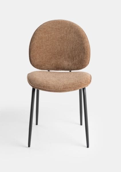 COCO maison Milo eetkamerstoel - bruin Bruin Eetkamerstoel