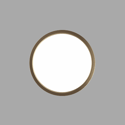 Ruby Led Plaf Rond 3 Step Dimm. 2800k 18w IP44 Gold 23x2.4cm + Mem. Ra90 ETH verlichting  05-PL2364-02
