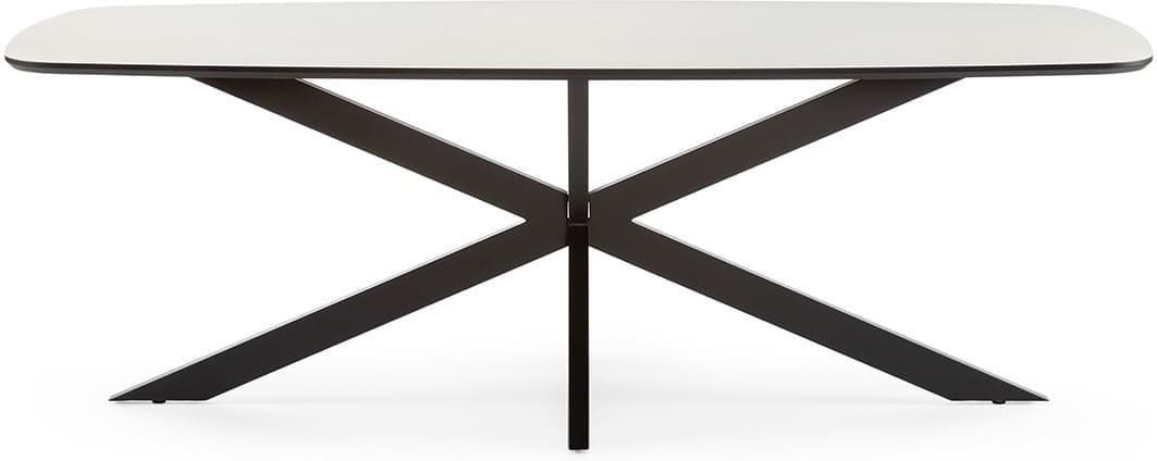 Feelings Wonen meubelen Alvaro eettafel Naturel|Grijs|Wit Eettafel