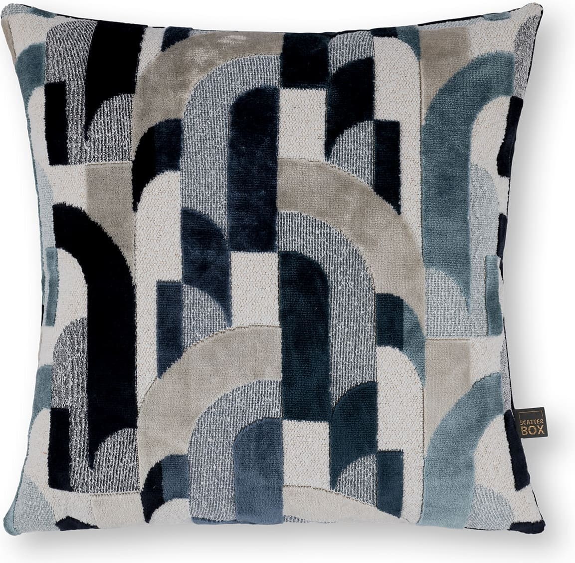 Feelings Wonen meubelen Ashton sierkussen blauw 43x43 Blauw Sierkussen