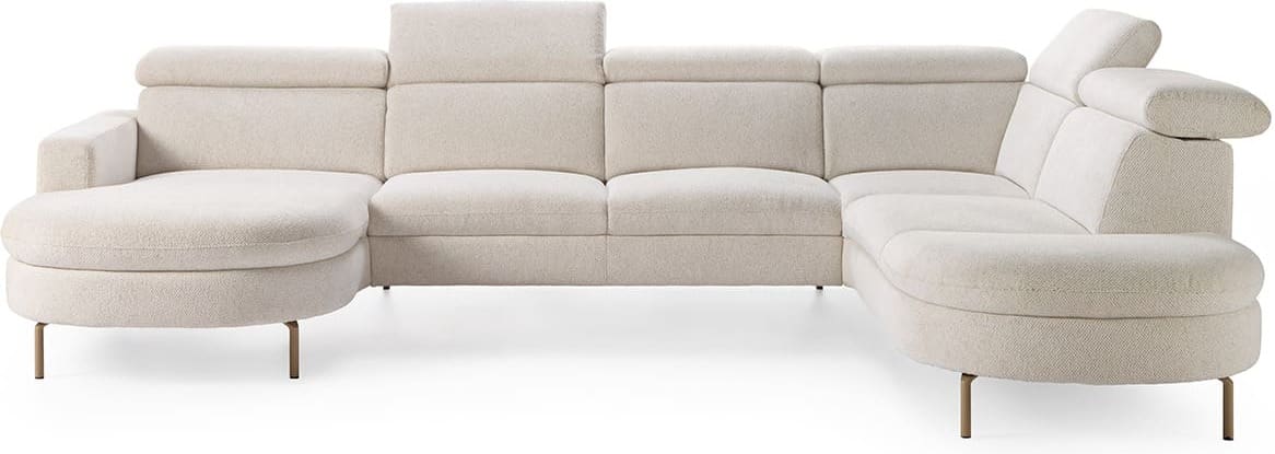 Feelings Wonen meubelen Avalon zitgroep u-opstelling Naturel|Wit|Beige Hoekbank
