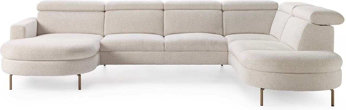 Feelings Wonen meubelen Avalon zitgroep u-opstelling Naturel|Wit|Beige Hoekbank