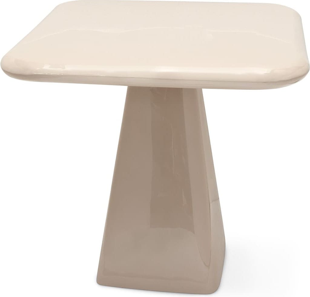Feelings Wonen meubelen Beau bijzettafel beige 46x46x45(h) Beige Bijzettafel
