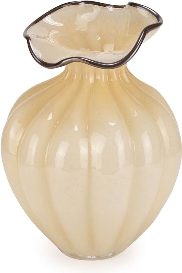 Feelings Wonen meubelen Bolgheri vaas beige ø25x36(h) Beige Vaas