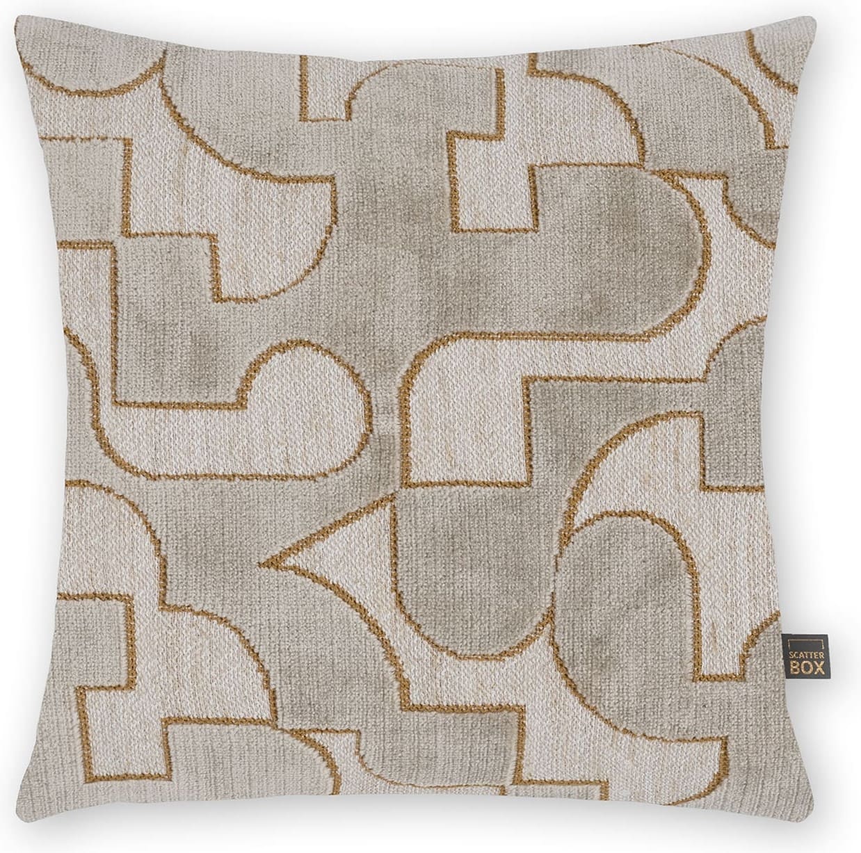 Feelings Wonen meubelen Carter sierkussen naturel 43x43 Naturel Sierkussen