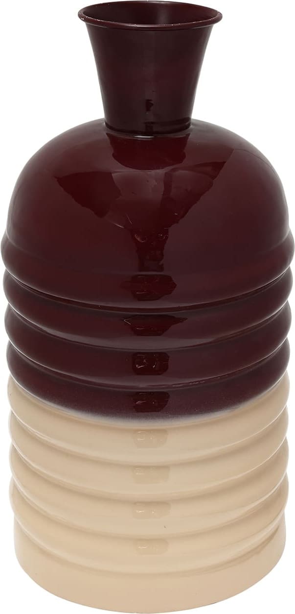 Feelings Wonen meubelen Dayna vaas bordeaux/maeve ø21x49(h) Rood|Paars Vaas