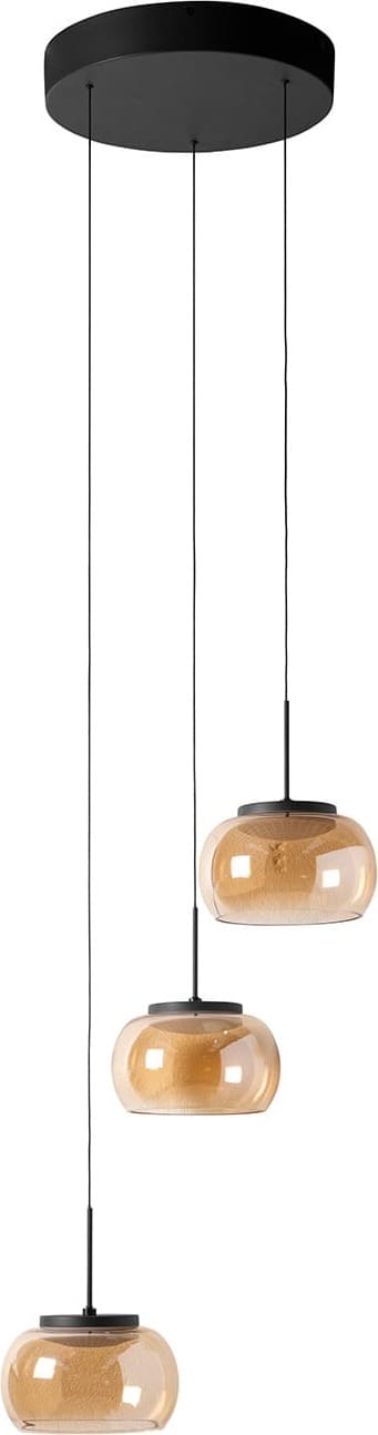 Feelings Wonen meubelen Fender rond hanglamp Zwart|Geel|Oranje Hanglamp