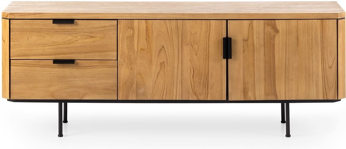 Feelings Wonen meubelen Malang tv-dressoir 2 d - 2 l Naturel Dressoir