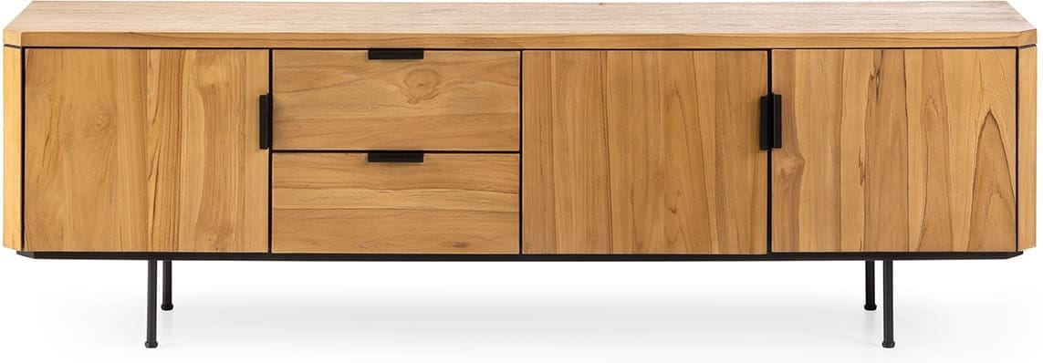 Feelings Wonen meubelen Malang tv-dressoir 3 d - 2 l Naturel Dressoir