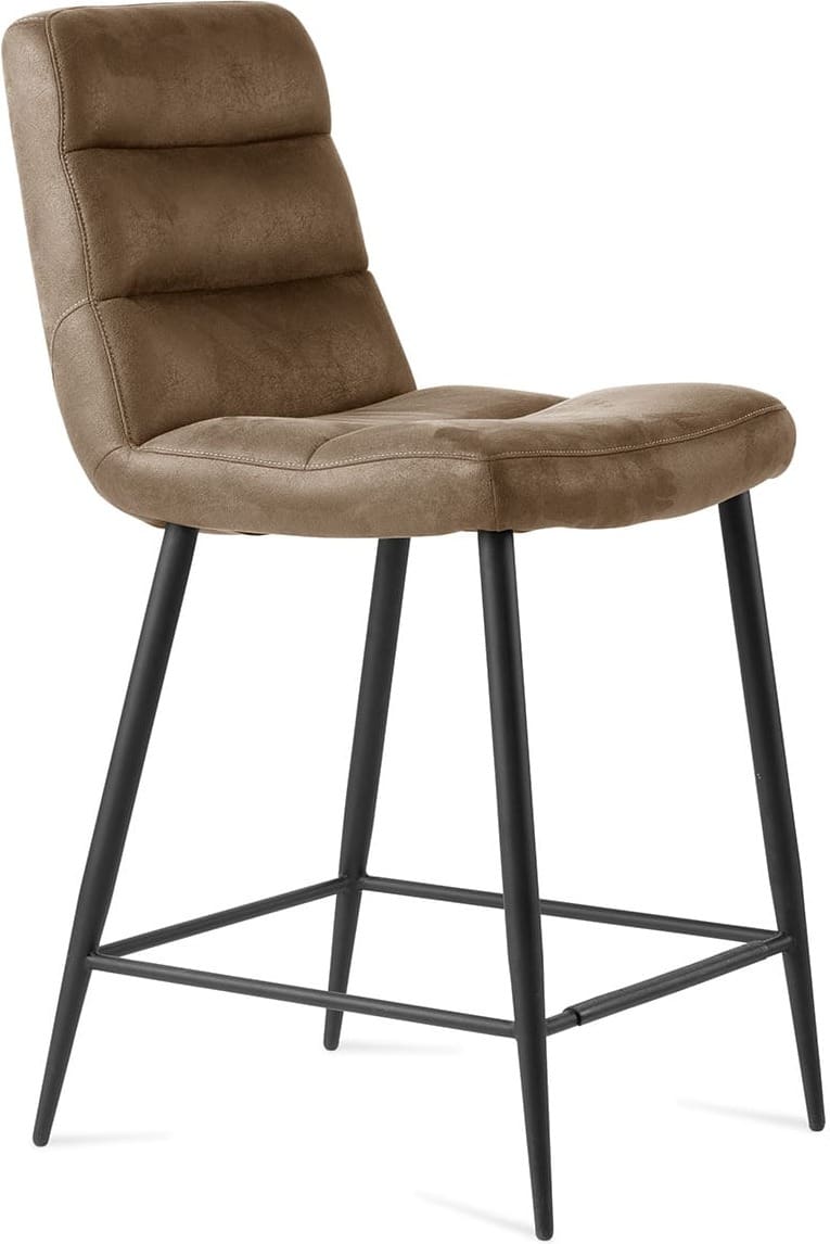 Feelings Wonen meubelen Miles barstoel truffle Bruin Barkruk