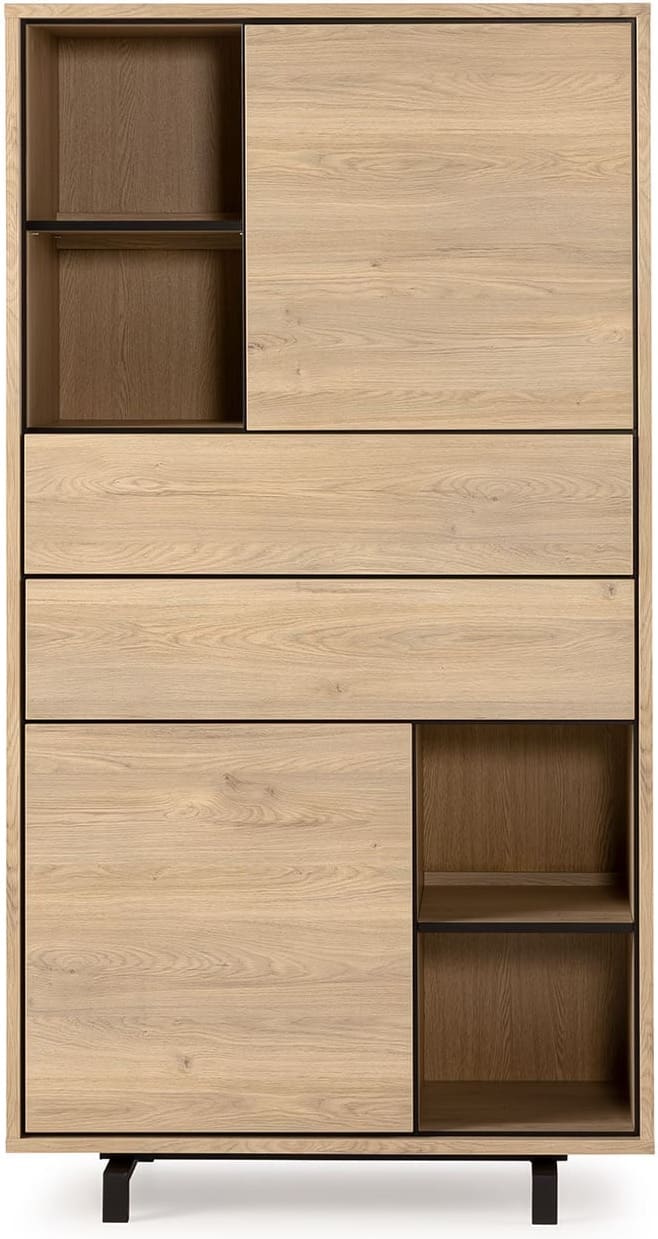 Feelings Wonen meubelen Palmira bergkast 2d + 2l + 4ov old Bruin Bergkast