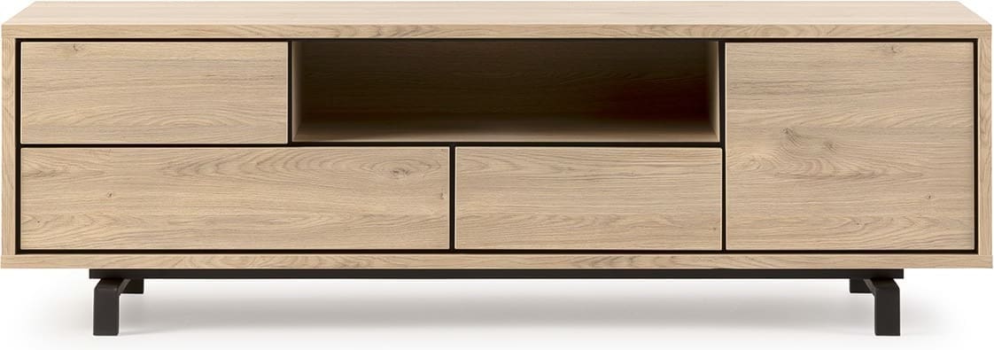 Feelings Wonen meubelen Palmira tv-dressoir 1d+3l+ov old Bruin Dressoir