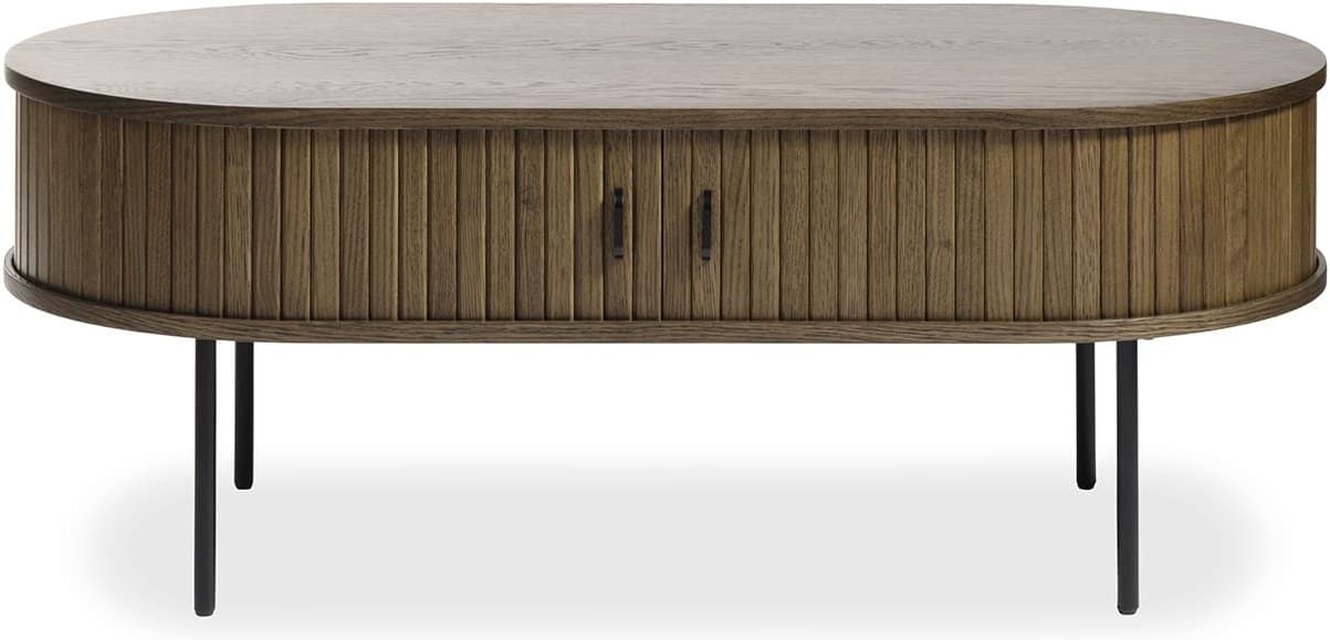 Feelings Wonen meubelen Philou salontafel smoked oak Grijs|Bruin Salontafel