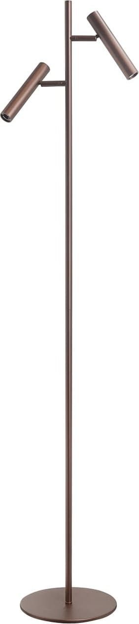 Feelings Wonen meubelen Piero vloerlamp 2-lichts choco Bruin Vloerlamp