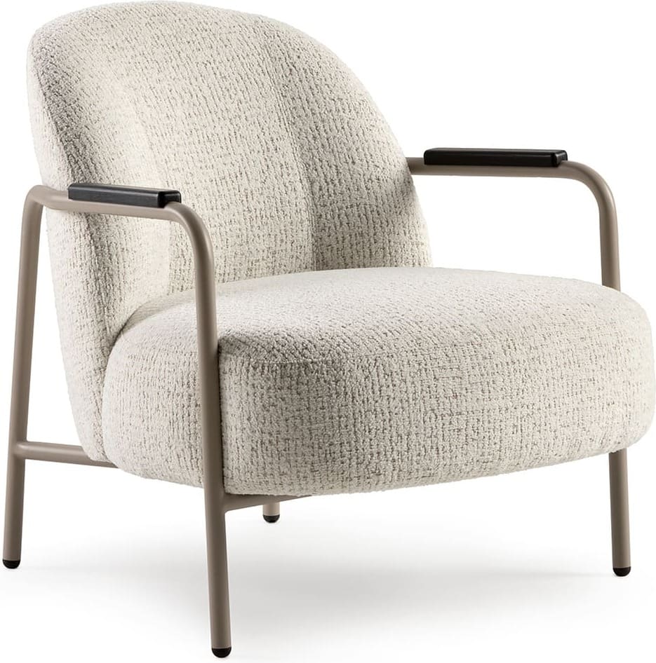 Feelings Wonen meubelen Puck fauteuil champagne Naturelelel Beige Fauteuil