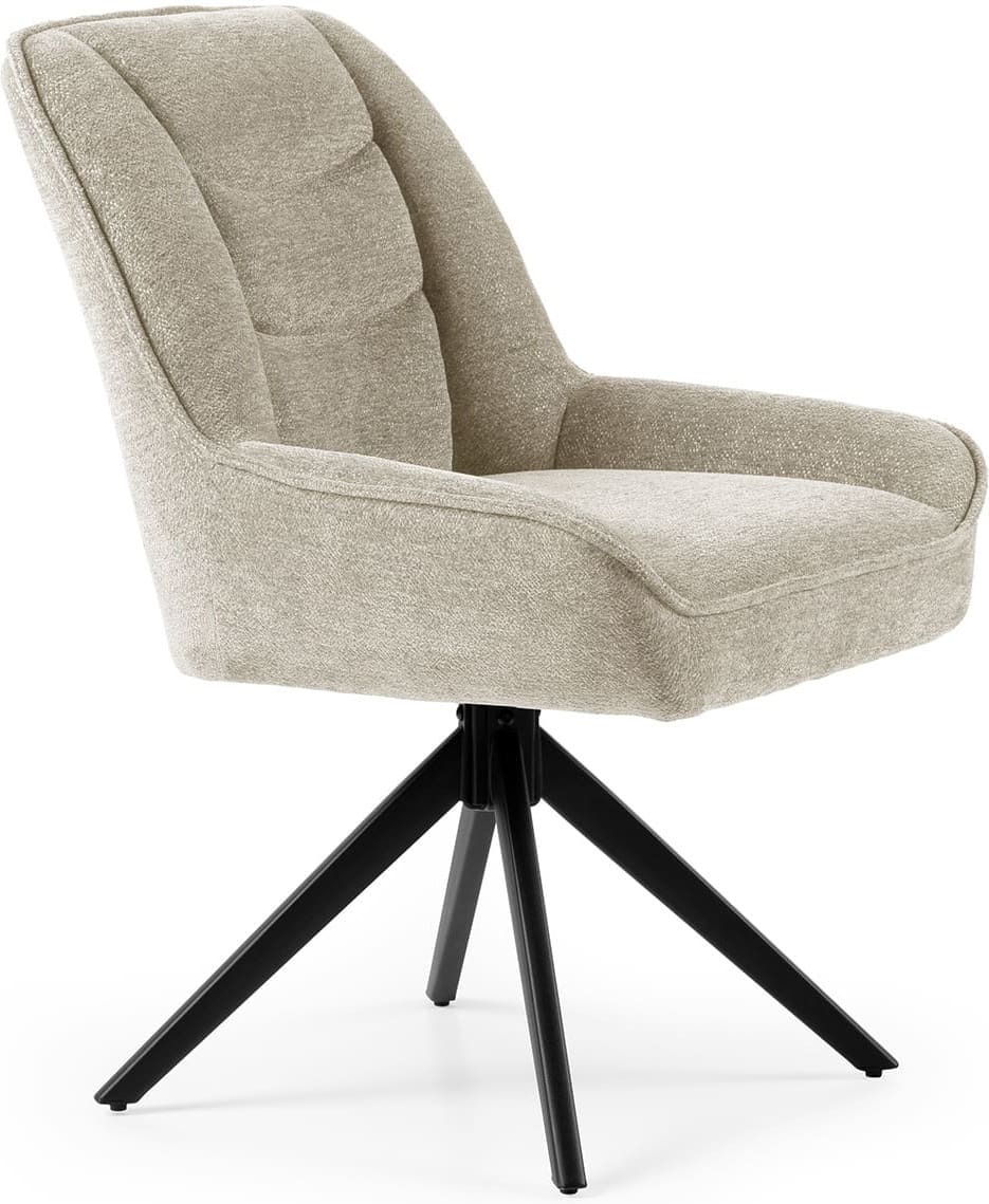 Feelings Wonen meubelen Riff eetkamerstoel beige Beige Eetkamerstoel