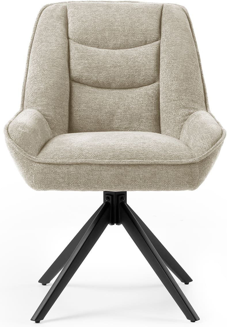 Feelings Wonen meubelen Riff eetkamerstoel beige Beige Eetkamerstoel