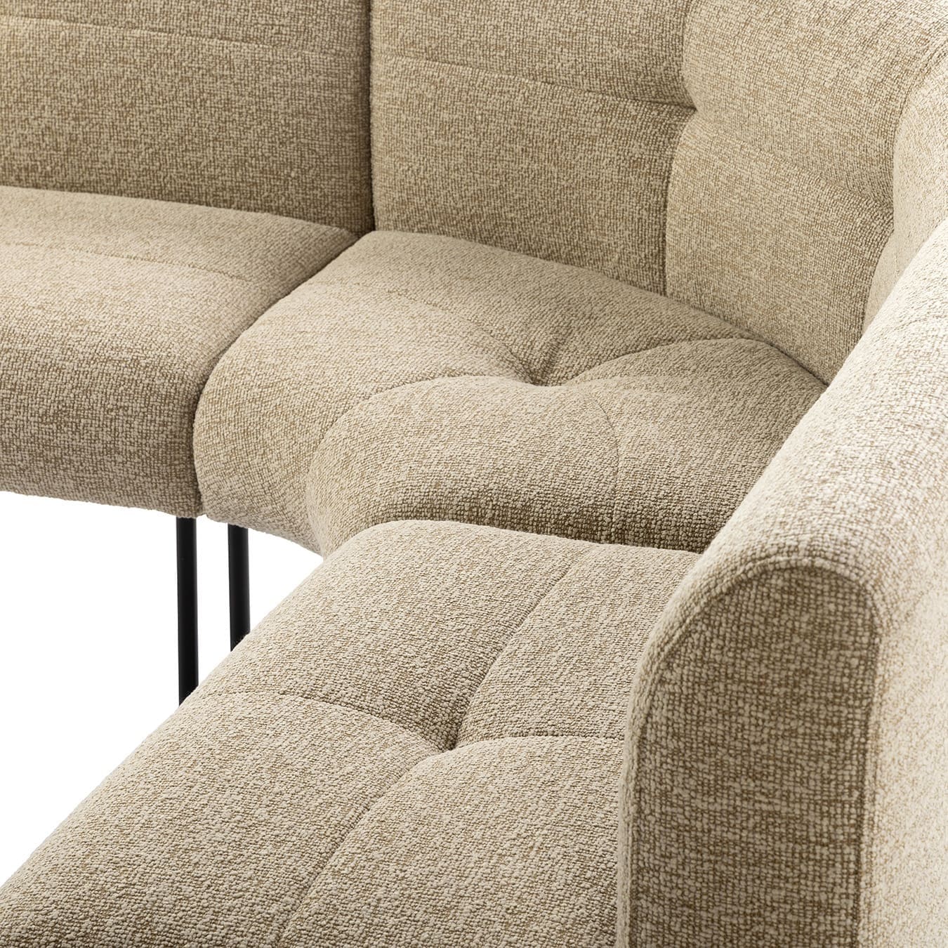 Feelings Wonen meubelen Skye eetkamerbank Taupe|Bruin|Beige Eetkamerbank