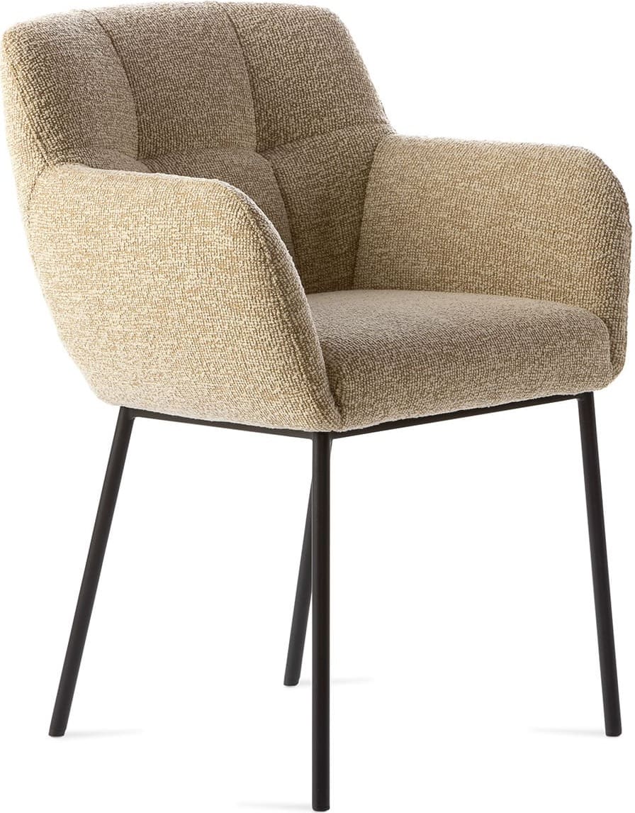 Feelings Wonen meubelen Skye eetkamerstoel Taupe|Bruin|Beige Eetkamerstoel
