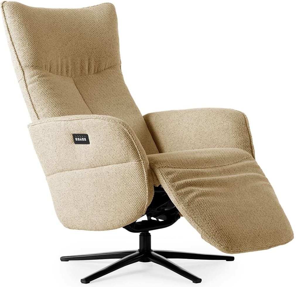Feelings Wonen meubelen William relaxfauteuil brandy Naturel|Bruin Fauteuil