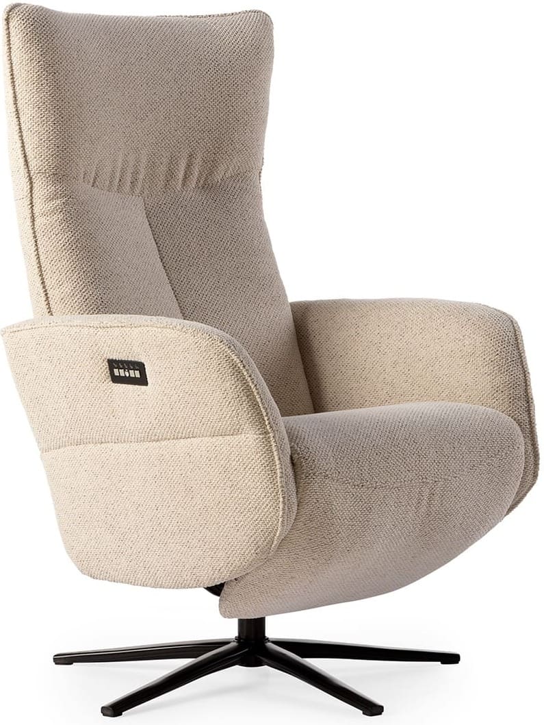Feelings Wonen meubelen William relaxfauteuil ecru Naturel|Beige|Wit Fauteuil