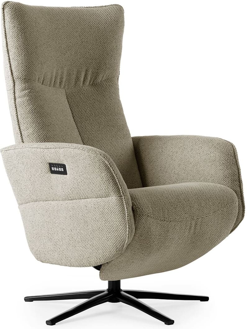 Feelings Wonen meubelen William relaxfauteuil taupe Naturel|Taupe Fauteuil